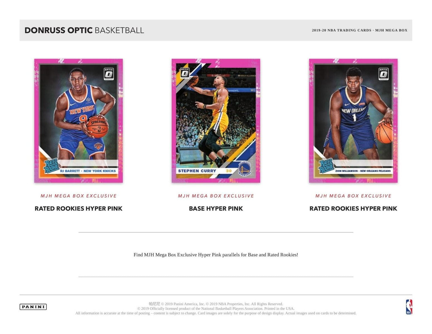 2019-20 Panini Donruss Optic Basketball Mega 42ct (Box)