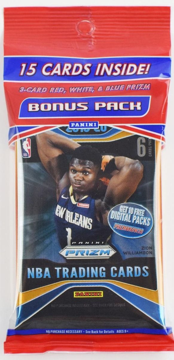 2019-20 Panini Prizm Basketball Multi-Pack Cello (Pack)