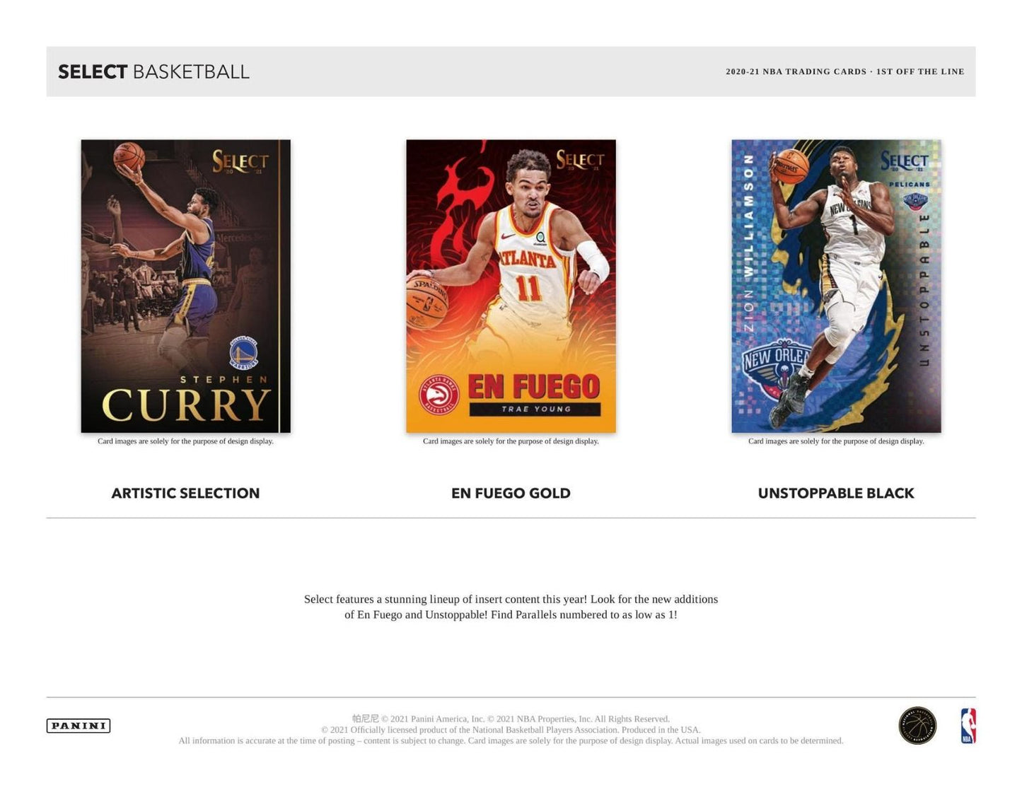 2020-21 Panini Select FOTL 1st off The Line Basketball Hobby (Box)