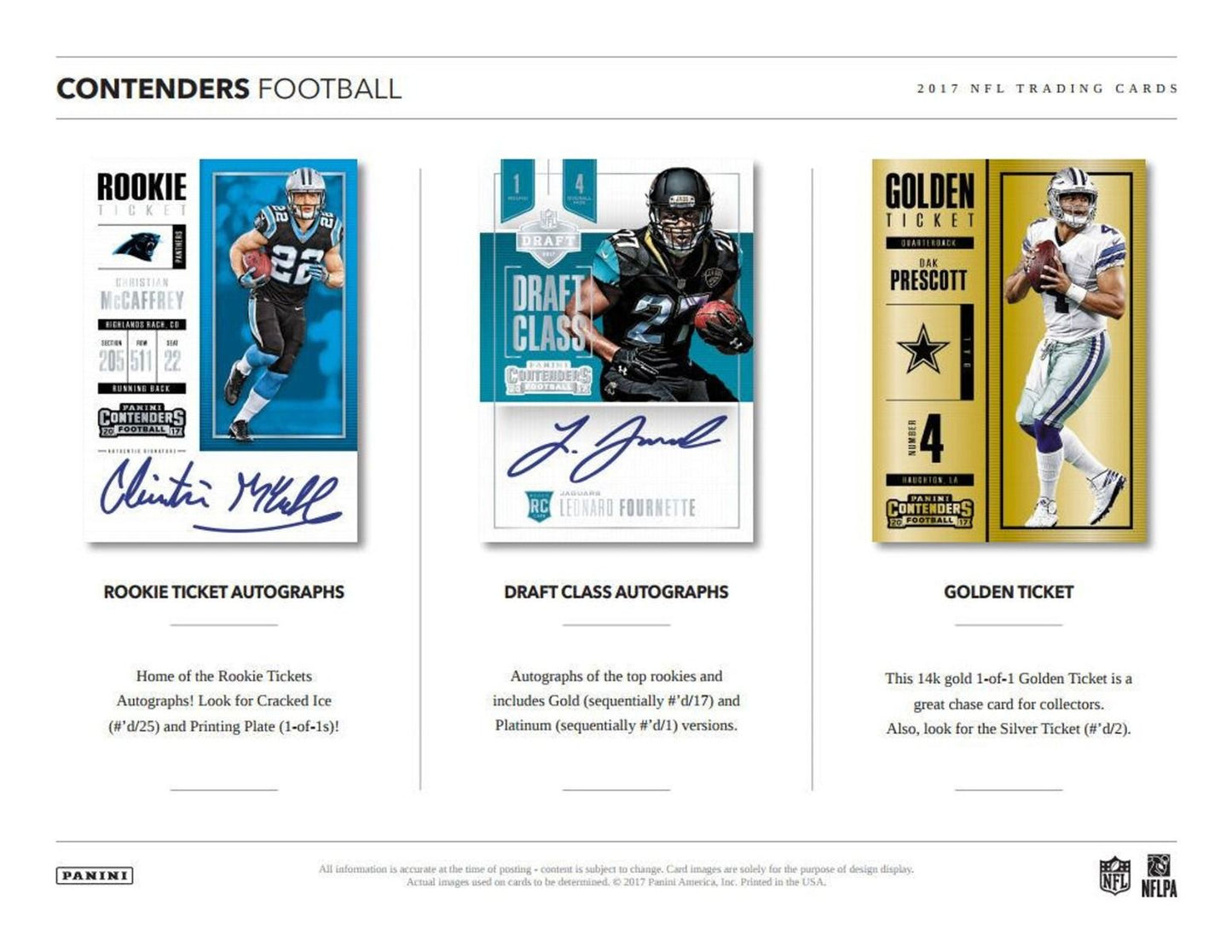 2017 Panini Contenders Football Hobby (Box)