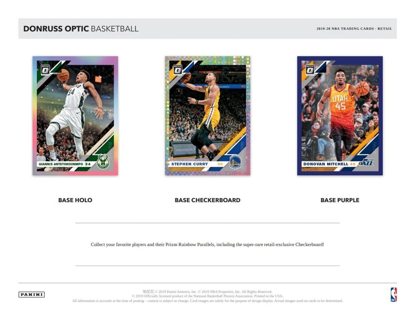 2019-20 Panini Donruss Optic Basketball Blaster (Box)