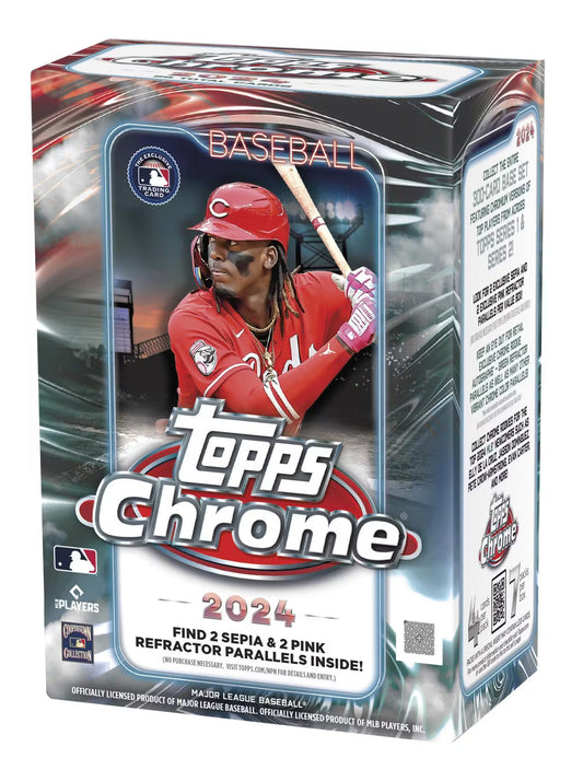 2024 TOPPS CHROME BASEBALL BLASTER (BOX)