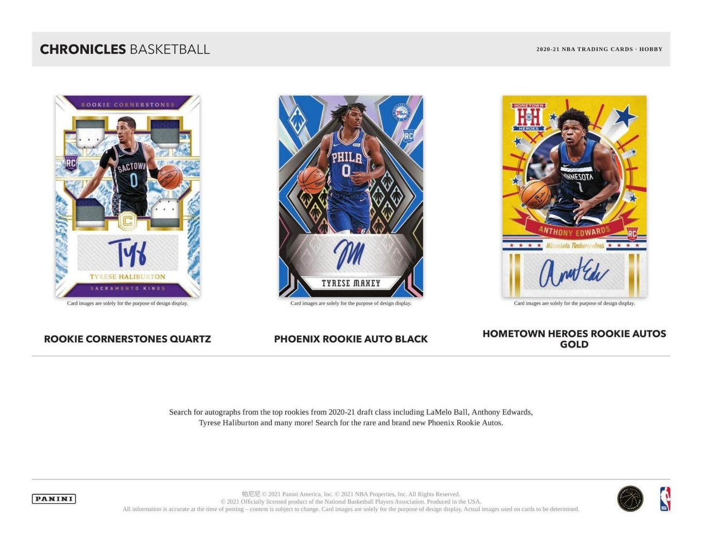 2020-21 Panini Chronicles Basketball Hobby (Box)