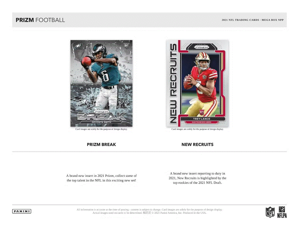 2021 Panini Prizm Football Mega (Pink Prizm)(Target)(Box)