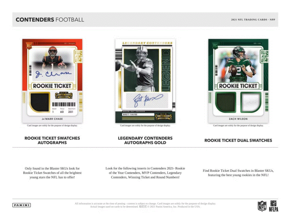 2021 Panini Contenders Football Blaster (Box)