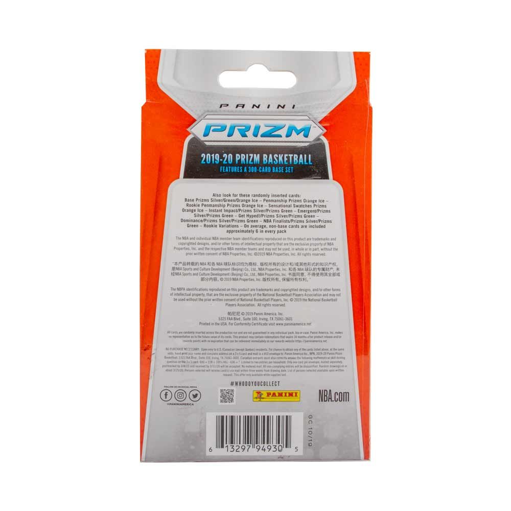 2019-20 Panini Prizm Basketball Retail Hanger (Box)