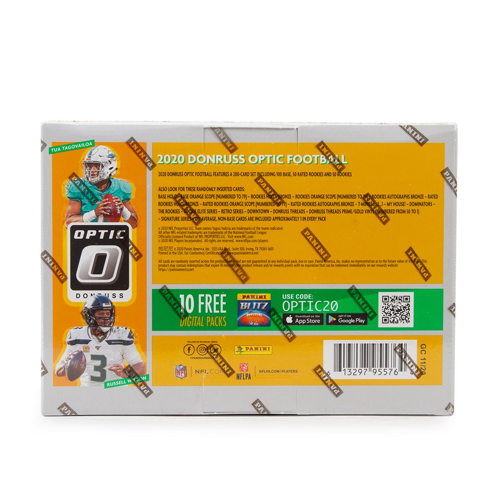 2020 Panini Donruss Optic Football Mega (Bronze Parallel)(Target)(Box)