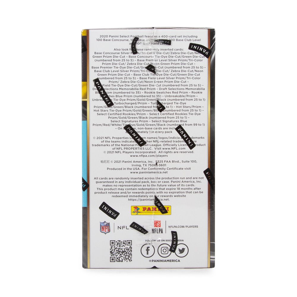 2020 Panini Select Football Blaster (Tri-Color Prizms)(Box)
