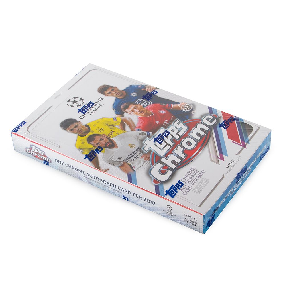 2020-21 Topps Chrome UEFA Champions League Soccer Hobby (Box)