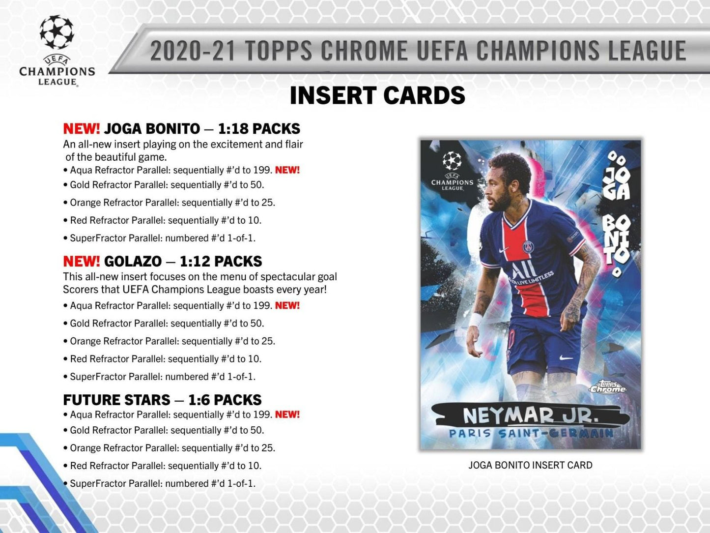2020-21 Topps Chrome UEFA Champions League Soccer Hobby (Box)