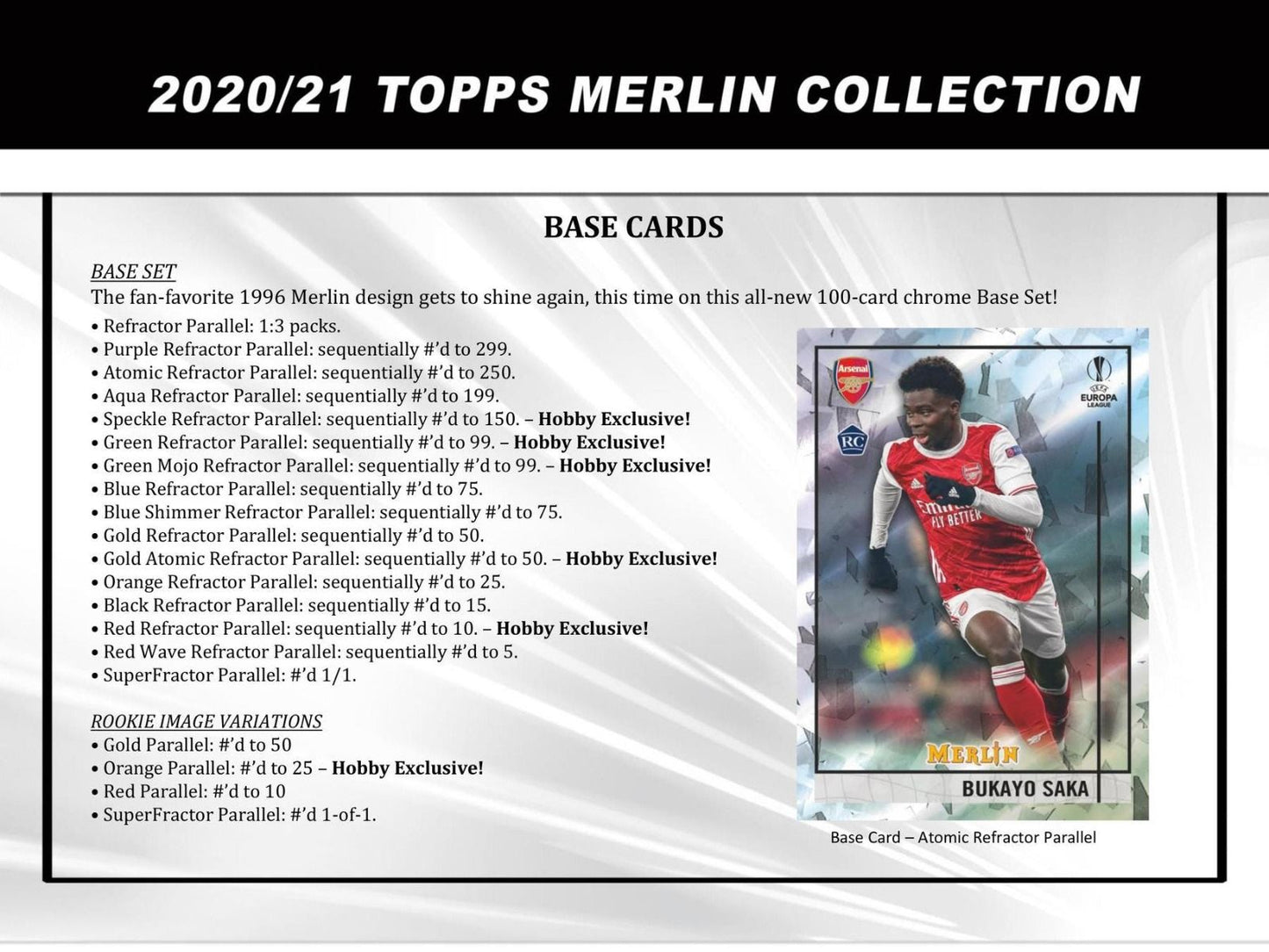 2020-21 Topps Chrome UEFA Merlin Soccer Hobby (Box)