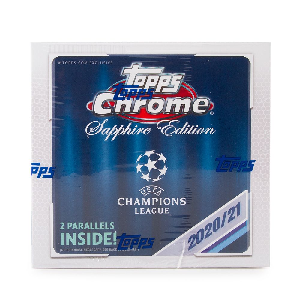 2020-21 Topps Chrome UEFA Champions League Soccer Sapphire Edition Hobby (Box)