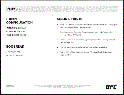 2022 Panini Prizm UFC Hobby (Box)