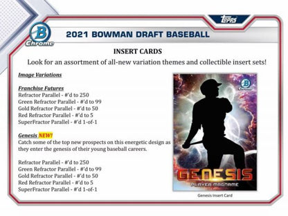 2021 Bowman Draft Baseball Super Jumbo (Box)