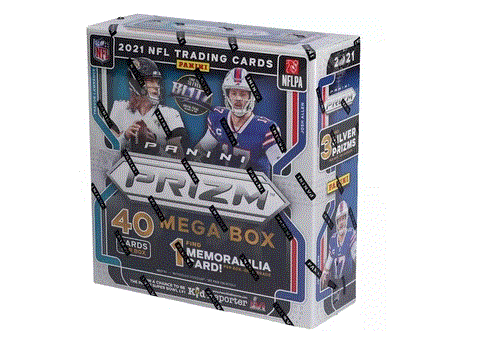 2021 Panini Prizm Football Mega (Neon Green)(Walmart)(Box)