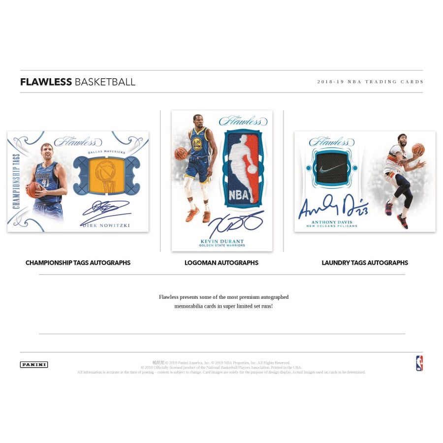 2018-19 Panini Flawless Basketball Hobby (Box)