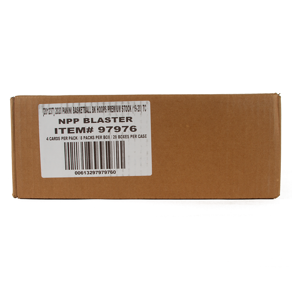 2019-20 Panini Hoops Premium Stock Basketball Blaster 20 Box (Case)