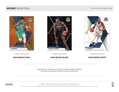 2019-20 Panini Mosaic Basketball Hobby (Box)