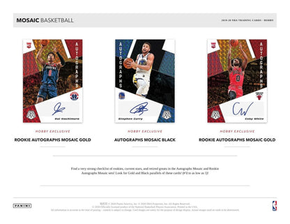 2019-20 Panini Mosaic Basketball Hobby (Box)