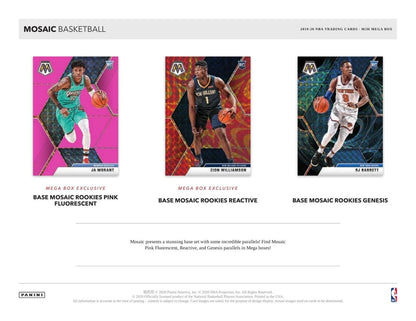 2019-20 Panini Mosaic Basketball Mega (Box)