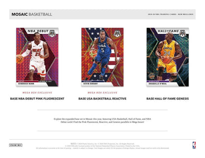 2019-20 Panini Mosaic Basketball Mega (Box)