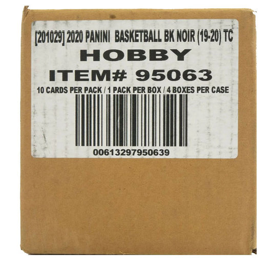 2019-20 Panini Noir Basketball Hobby 4 Box (Case)