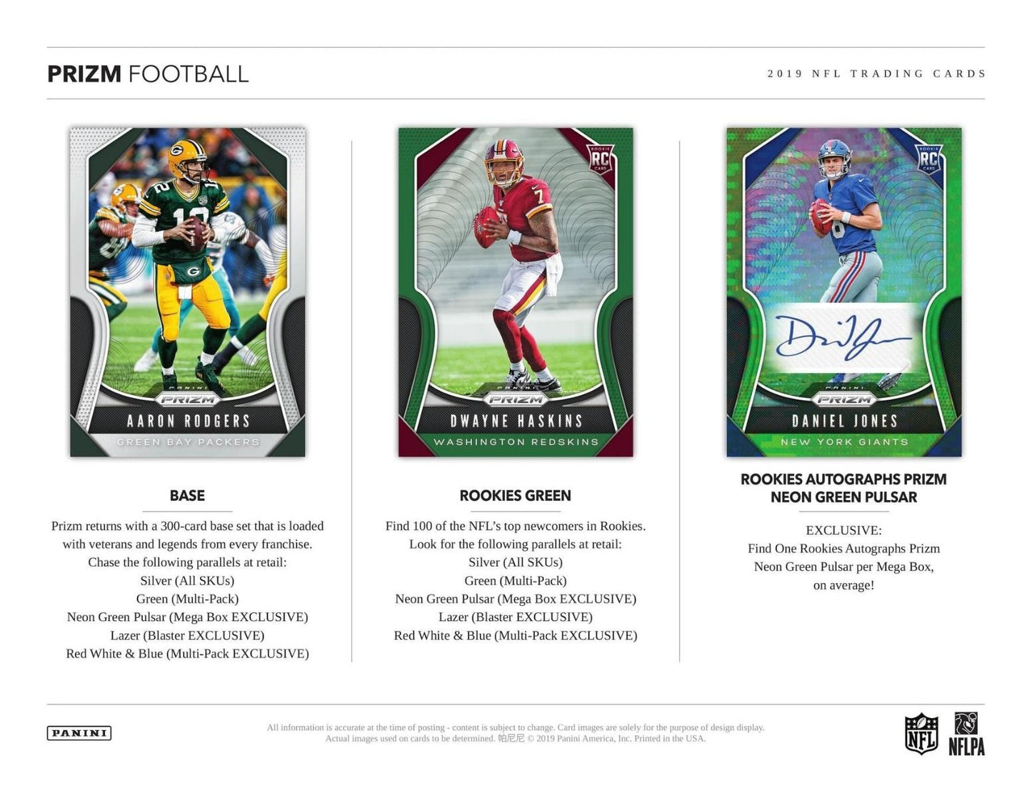 2019 Panini Prizm Football Blaster (Box)