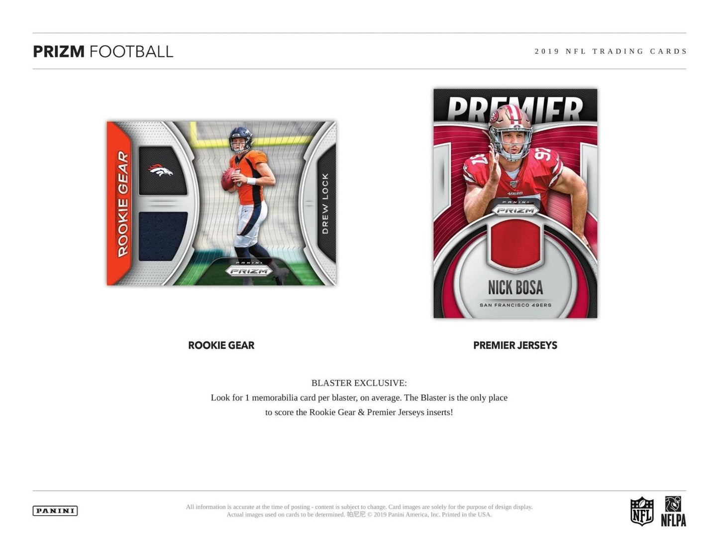 2019 Panini Prizm Football Blaster (Box)