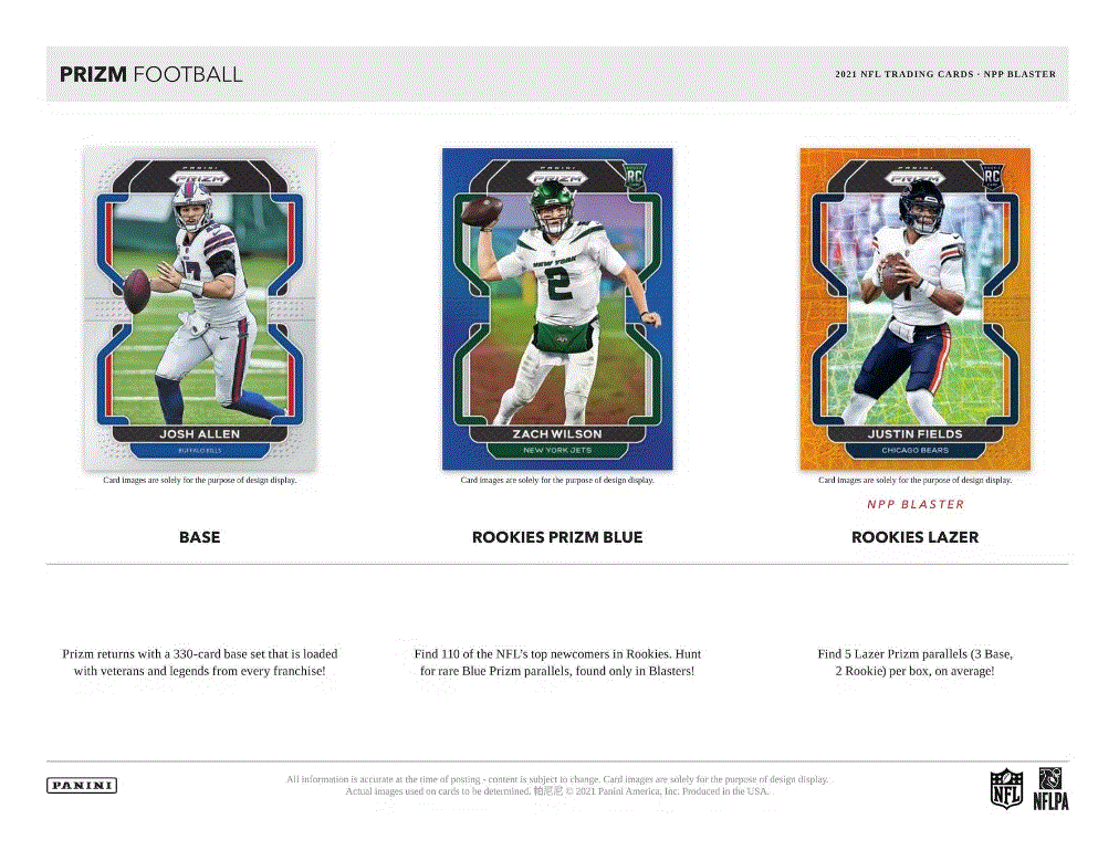 2021 Panini Prizm Football Blaster (Disco)(Target)(Box)