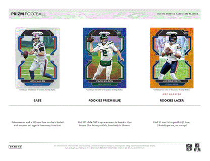 2021 Panini Prizm Football Blaster (Disco)(Target)(Box)