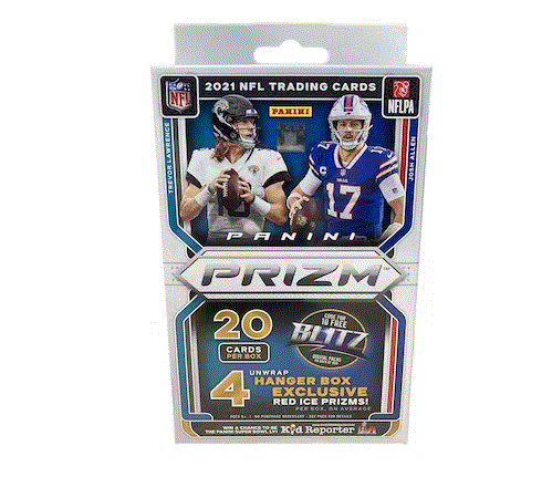 2021 Panini Prizm Football Hanger (Red Ice Prizms)(Box)