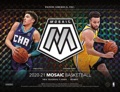 2020-21 Panini Mosaic Basketball Hobby 12 Box (Case)