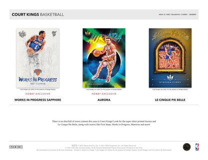 2020-21 Panini Court Kings Basketball Hobby (Box)