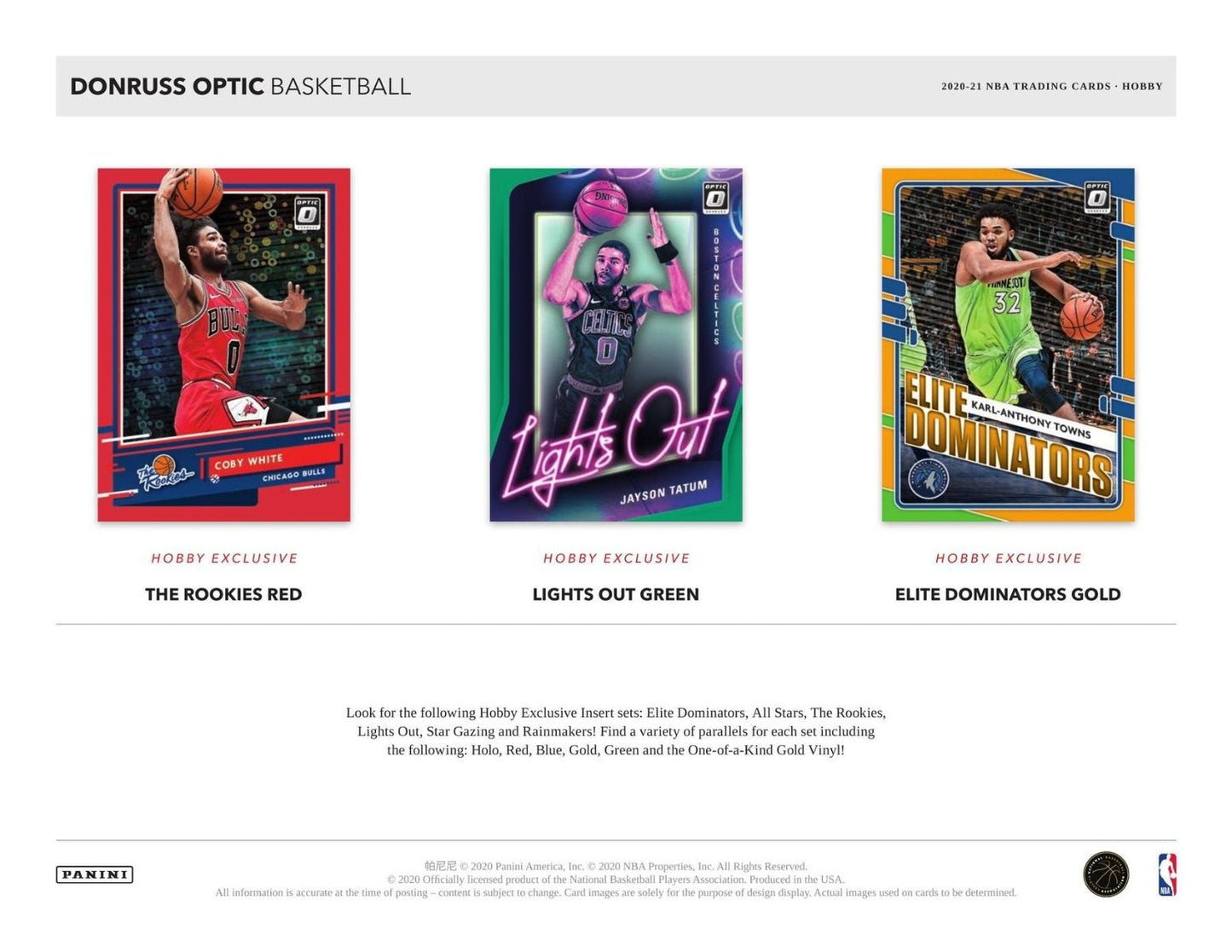 2020-21 Panini Donruss Optic Basketball Hobby (Box)