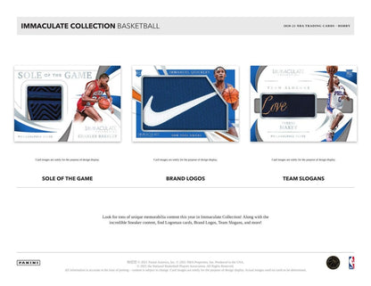 2020-21 Panini Immaculate Basketball Hobby (Box)