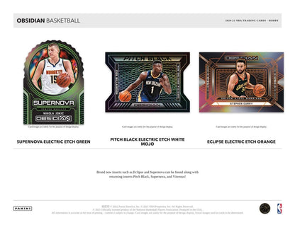 2020-21 Panini Obsidian Basketball Hobby (Box)