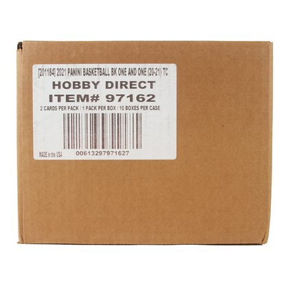2020-21 Panini One and One Basketball Hobby 10 Box (Case)