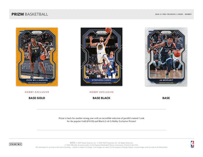 2020-21 Panini Prizm Basketball Hobby 12 Box (Case)