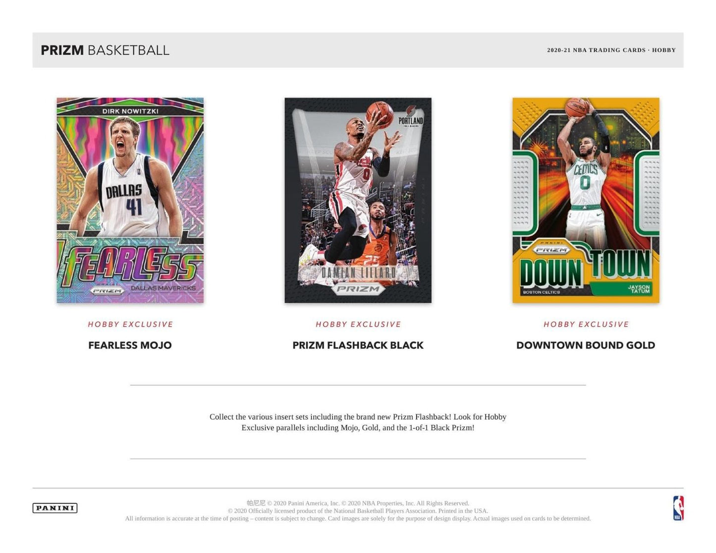 2020-21 Panini Prizm Basketball Hobby 12 Box (Case)