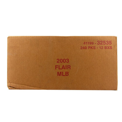 2003 Fleer Flair Baseball Hobby 12 Box (Case)