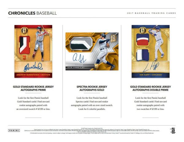 2017 Panini Chronicles Baseball Hobby (Box)