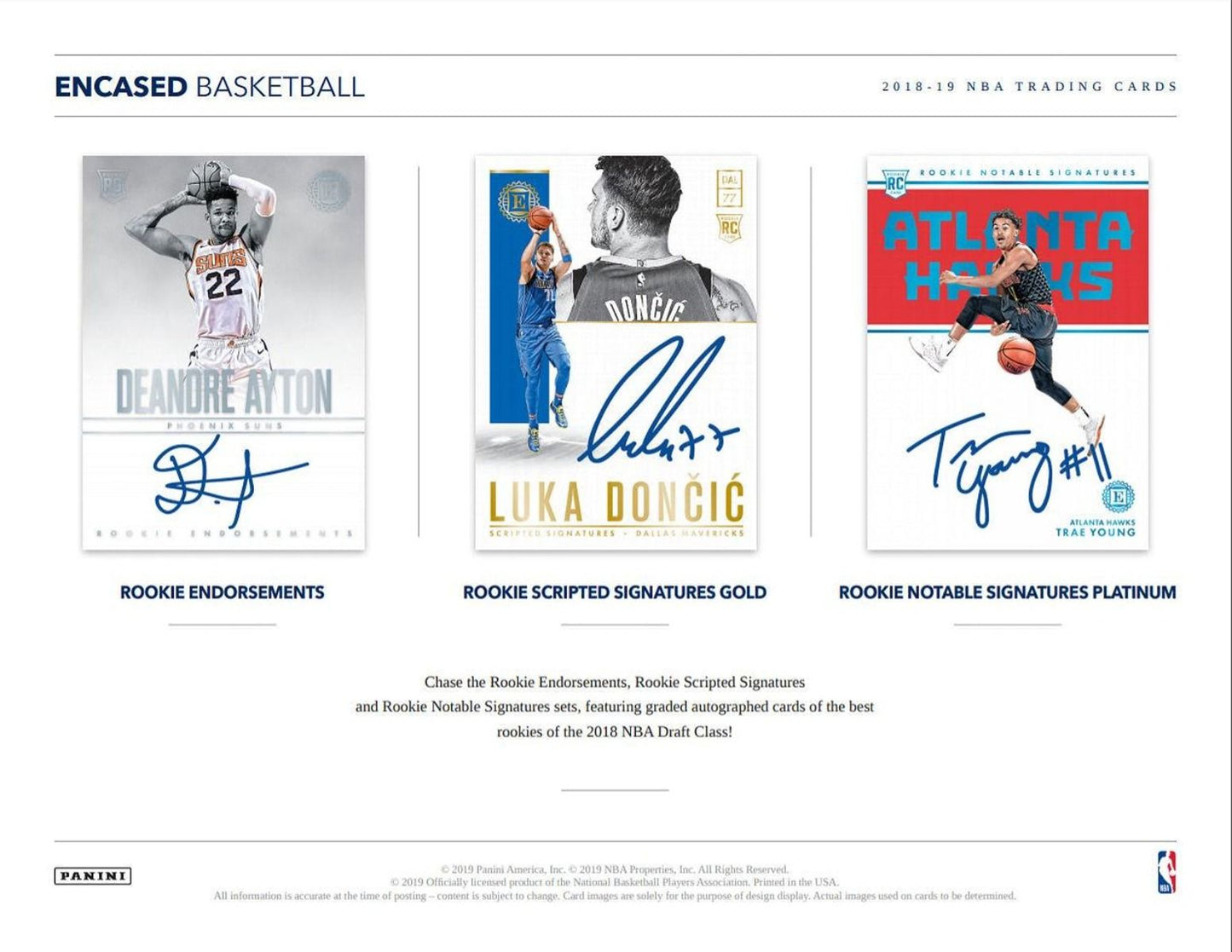 2018-19 Panini Encased Basketball Hobby (Box)