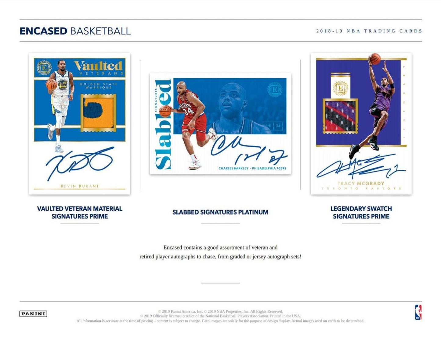 2018-19 Panini Encased Basketball Hobby (Box)