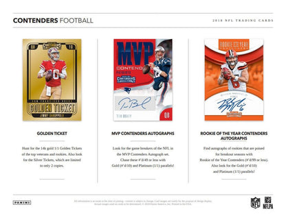 2018 Panini Contenders Football Hobby (Box)