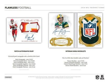 2017 Panini Flawless Football Hobby 2 Box (Case)