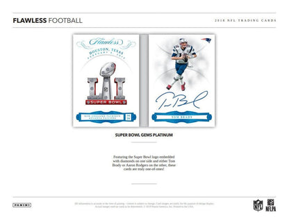 2017 Panini Flawless Football Hobby 2 Box (Case)