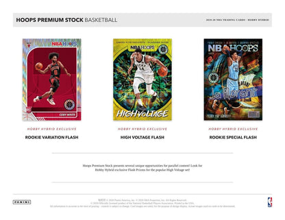 2019-20 Panini Hoops Premium Stock Hybrid Basketball Hobby (Box)