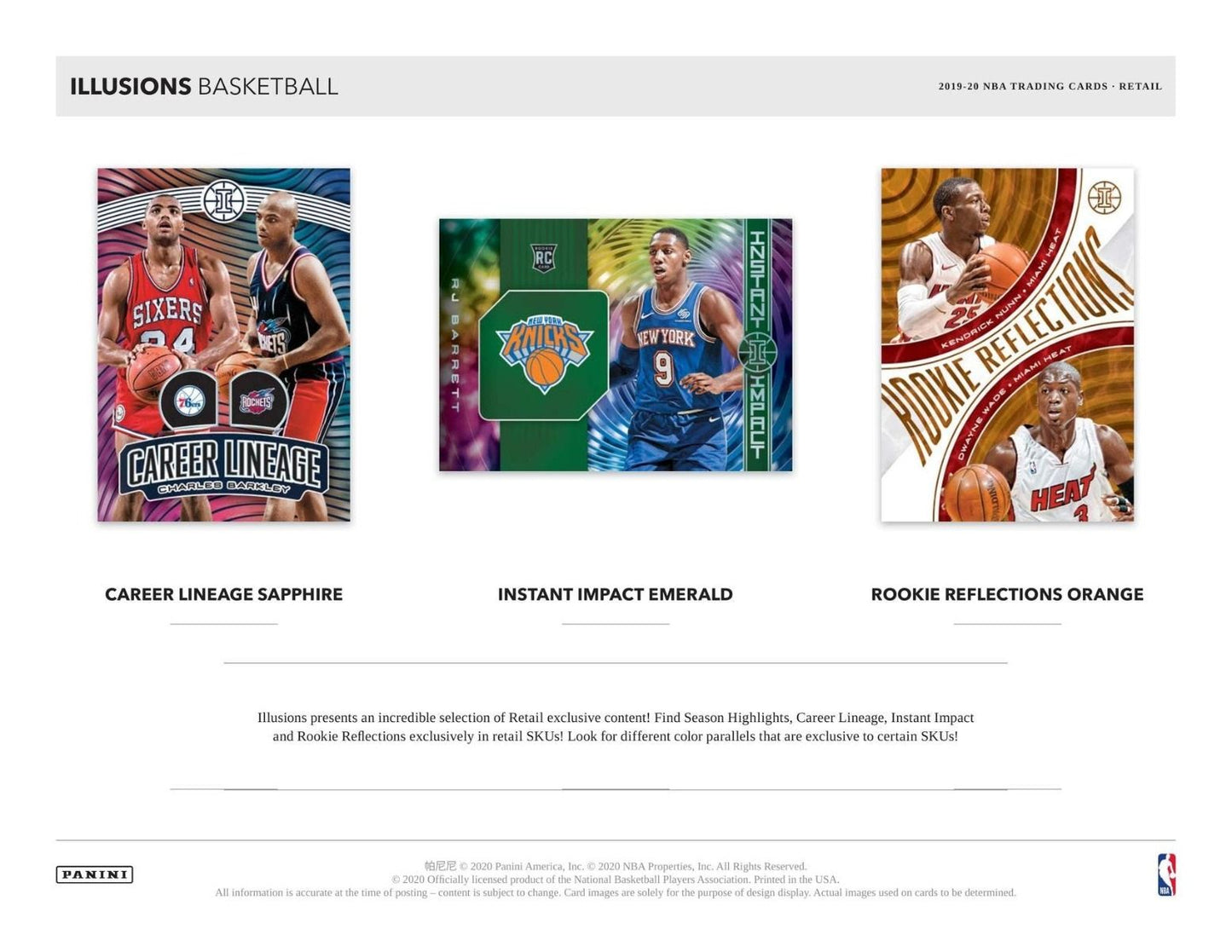 2019-20 Panini Illusions Basketball Mega (Box)