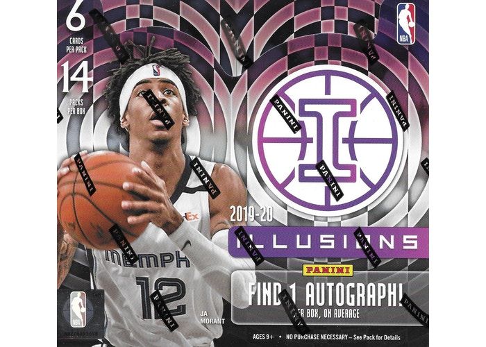 2019-20 Panini Illusions Basketball Hobby 12 Box (Case)