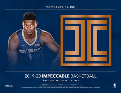 2019-20 Panini Impeccable Basketball Hobby (Box)